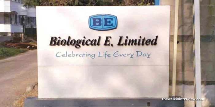 biological e limited walk in interview