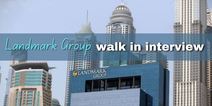 landmark group walk in interview