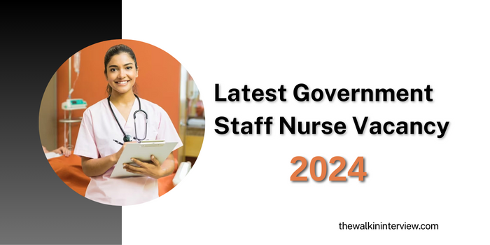 latest government staff nurse vacancy