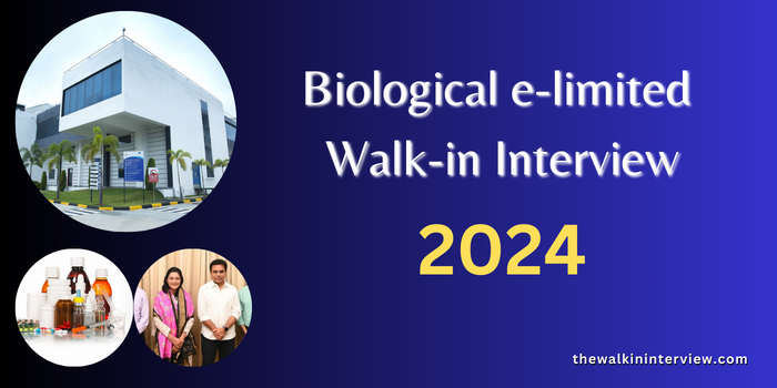 biological e limited walk in interview