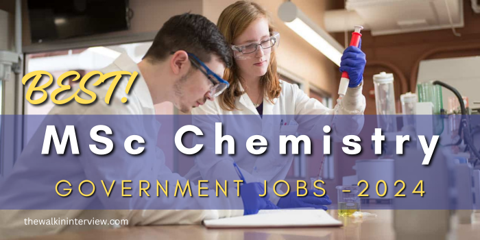 msc chemistry govt jobs